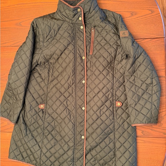 Lauren Ralph Lauren Quilted Puffer Jacket - Dark Green - Picture 2 of 10